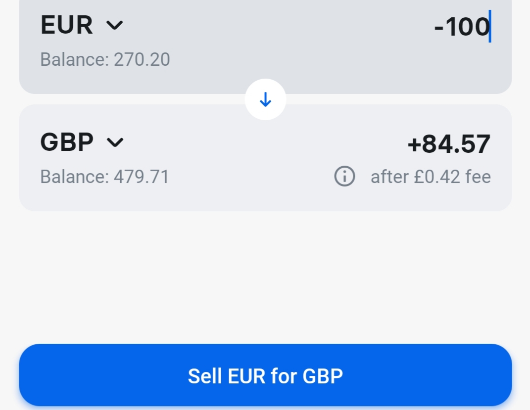 Revolut exchange